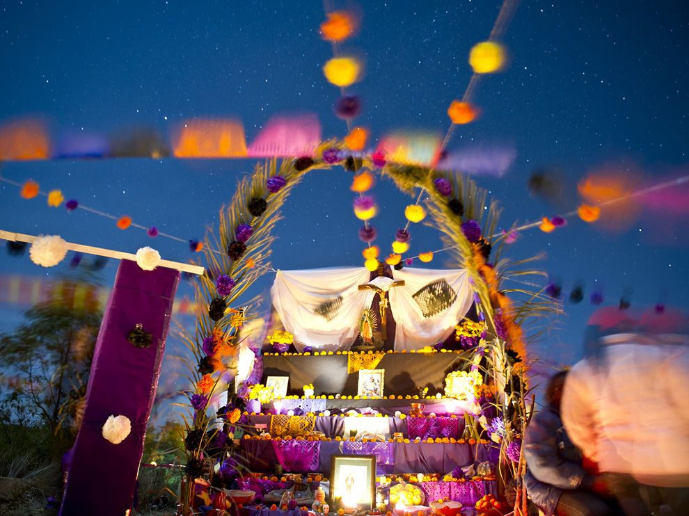 Photo: A Day of the Dead celebration in Mexico