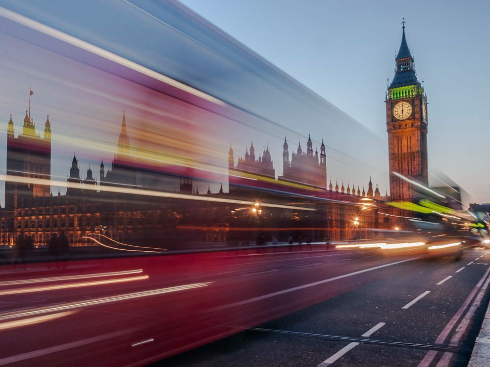 Photo: Big Ben as seen from the Westminster Bridge